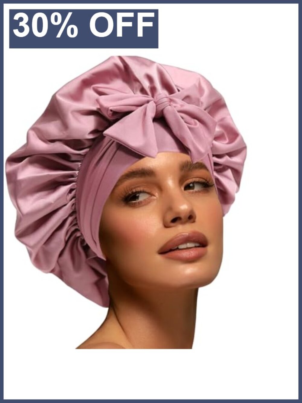 Satin Bonnet for Sleeping Women Silk Cap Reduce Frizz Hair Breakage